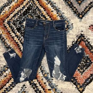 Ripped American eagle jeans